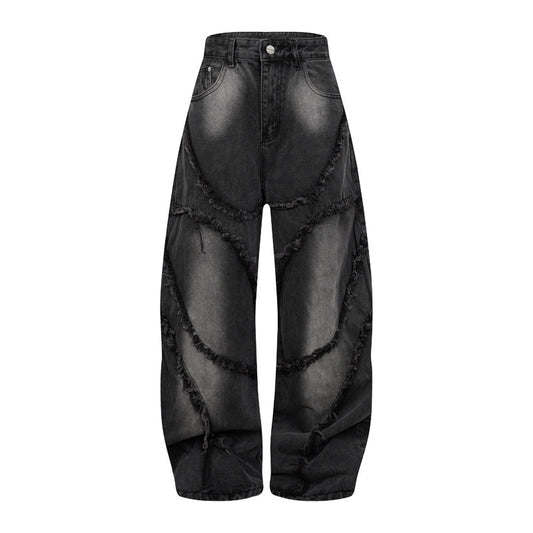 Washed Barrel Jeans