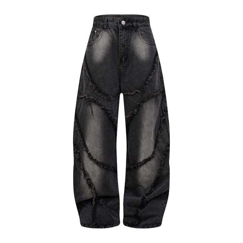 Washed Barrel Jeans
