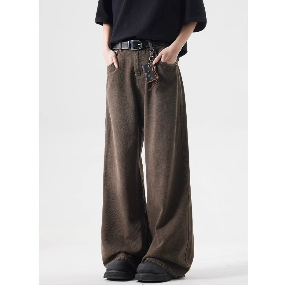 Retro Washed Denim Jeans