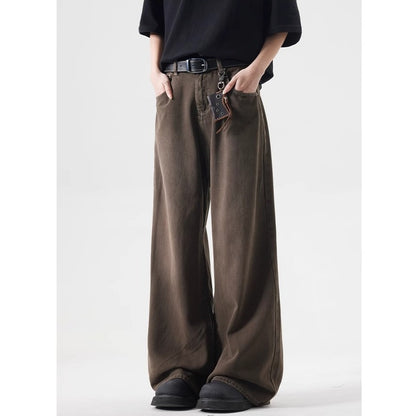 Retro Washed Denim Jeans