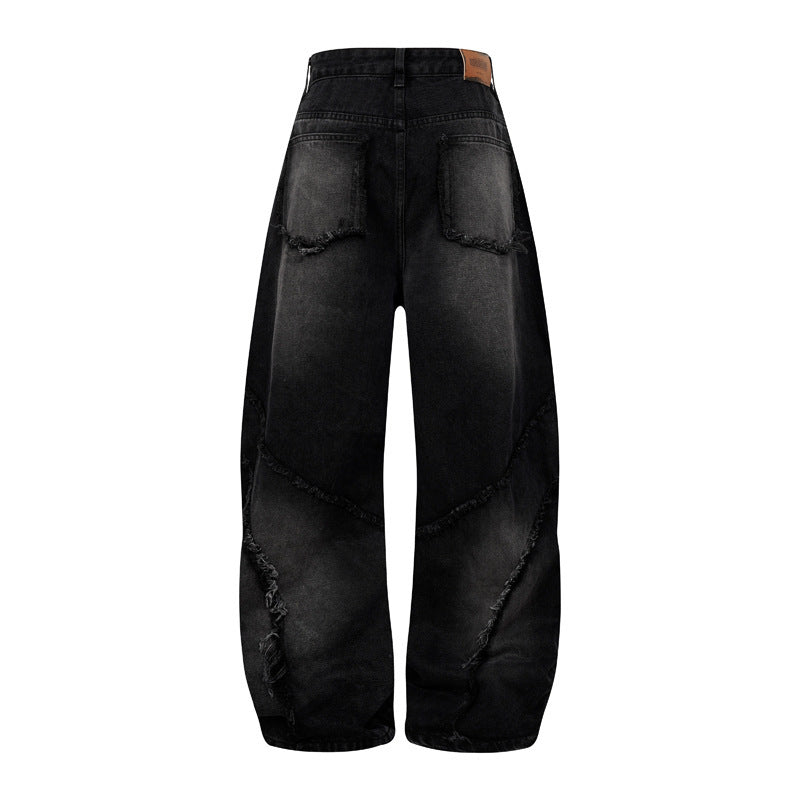 Washed Barrel Jeans
