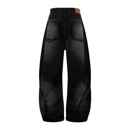 Washed Barrel Jeans