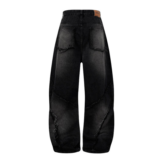 Washed Barrel Jeans