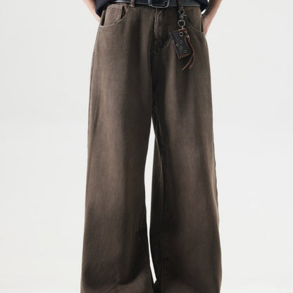 Retro Washed Denim Jeans