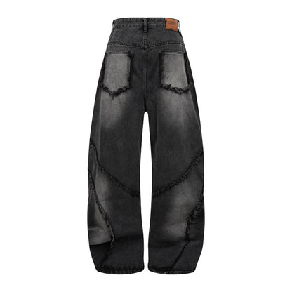 Washed Barrel Jeans
