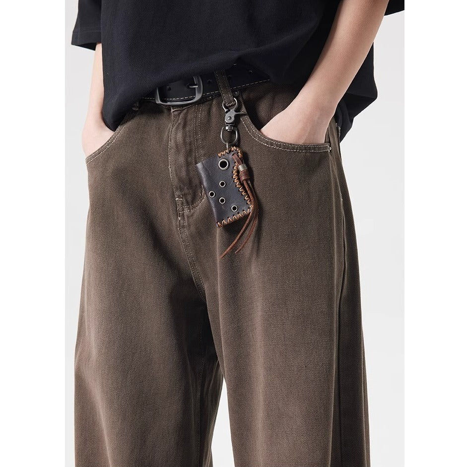 Retro Washed Denim Jeans