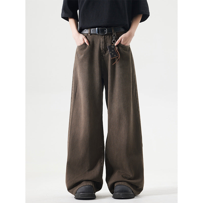 Retro Washed Denim Jeans