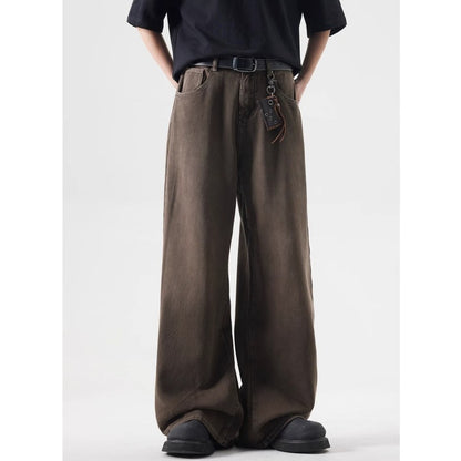 Retro Washed Denim Jeans